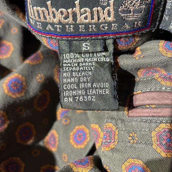 Vintage Timberland Medallion Print Button Up - Picture 9 of 9